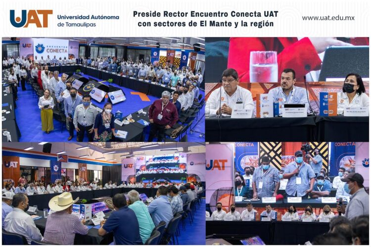 Preside Rector Encuentro Conecta UAT con sectores de El Mante