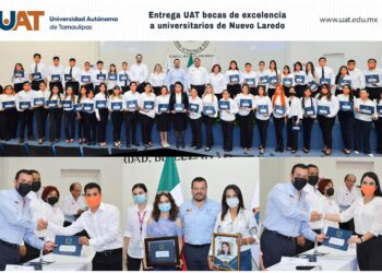 Entrega UAT becas de excelencia a universitarios de Nuevo Laredo