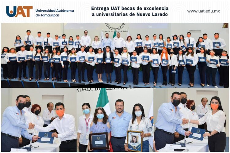 Entrega UAT becas de excelencia a universitarios de Nuevo Laredo