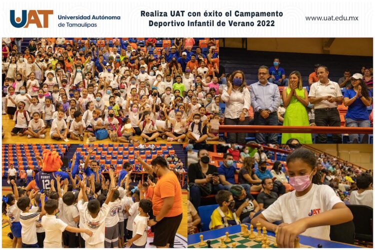 Concluye UAT con éxito el Campamento Deportivo Infantil de Verano 2022