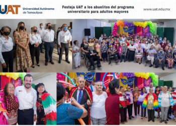 Festeja UAT a los abuelitos del programa universitario para adultos mayores