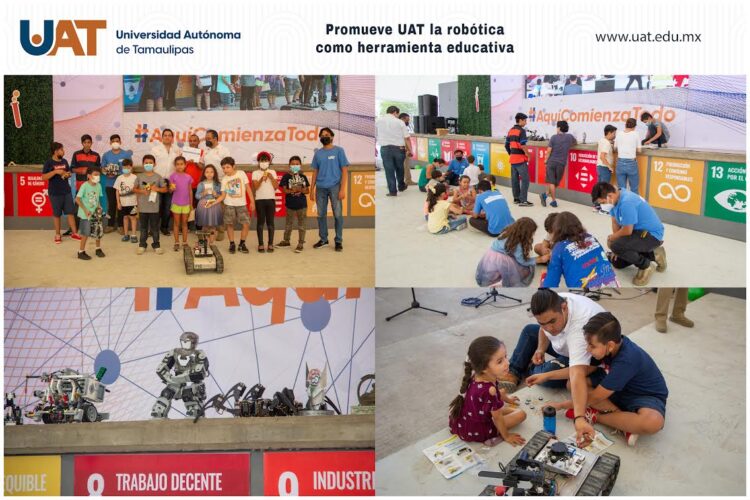 Promueve UAT la robótica como herramienta educativa