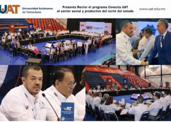 Preside Rector la gira Conecta UAT con sectores del norte del estado