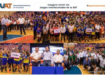 Inaugura rector los Juegos Interfacultades de la UAT 2022