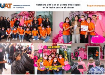 Colabora UAT con el Centro Oncológico en la lucha contra el cáncer de mama