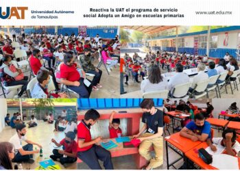 Reactiva la UAT programa Adopta un Amigo en escuelas primarias