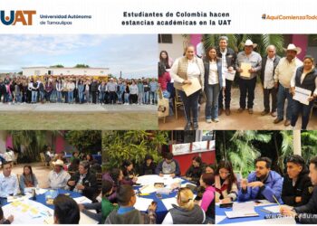 Estudiantes de Colombia hacen estancias académicas en la UAT