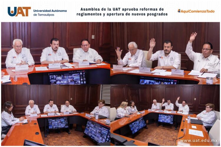 Asamblea de la UAT aprueba nuevos posgrados y reformas en reglamentos