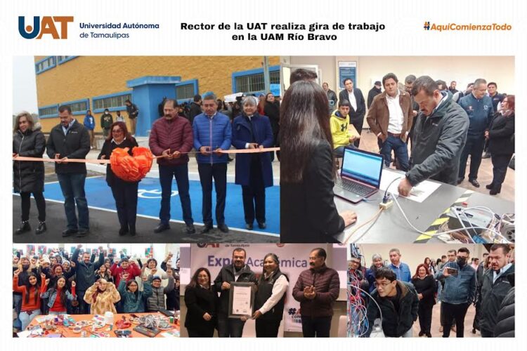 Realiza rector de la UAT gira de trabajo en la UAM Río Bravo