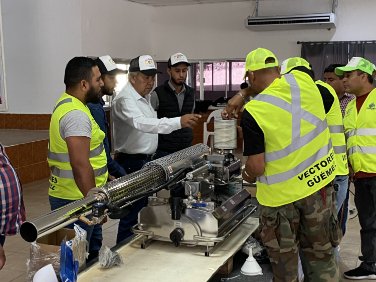 Güémez adquiere moderno equipo de fumigación para prevenir dengue