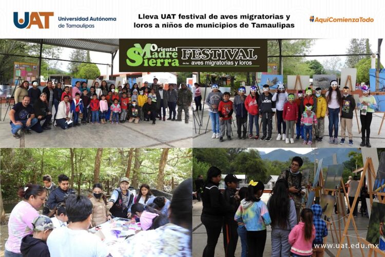 Lleva UAT festival de aves migratorias y loros a niños de municipios de Tamaulipas