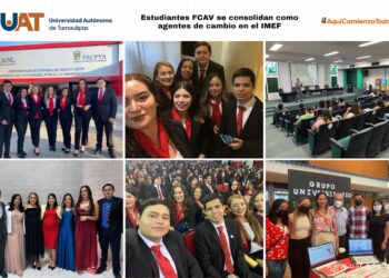 Destacan estudiantes de la FCAV-UAT en el IMEF Universitario
