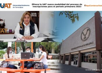 Ofrece UAT nueva modalidad del proceso de inscripciones para ciclo escolar primavera 2023