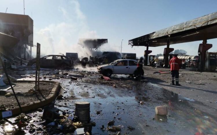Explota pipa en gasolinera de Tula; al menos dos muertos y 4 lesionados