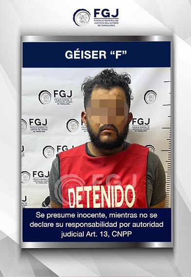 Detienen en Balcones de Alcalá de Reynosa a Géiser ‘F’ por los delitos más deleznables
