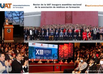 Inaugura rector de la UAT asamblea nacional de médicos en formación