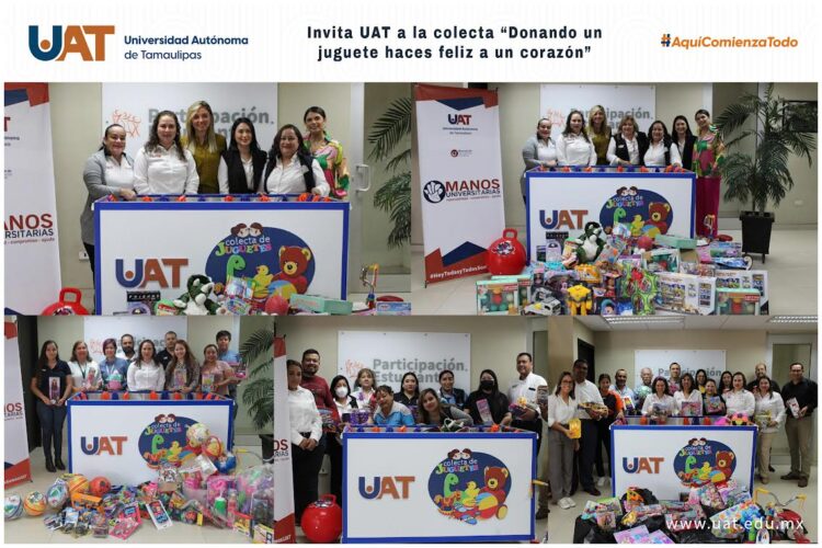 Invita UAT a la colecta ‘Donando un juguete haces feliz a un corazón’