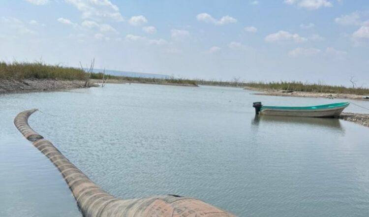 Gobierno de Tamaulipas pone en marcha trabajos de desazolve del acueducto Guadalupe Victoria