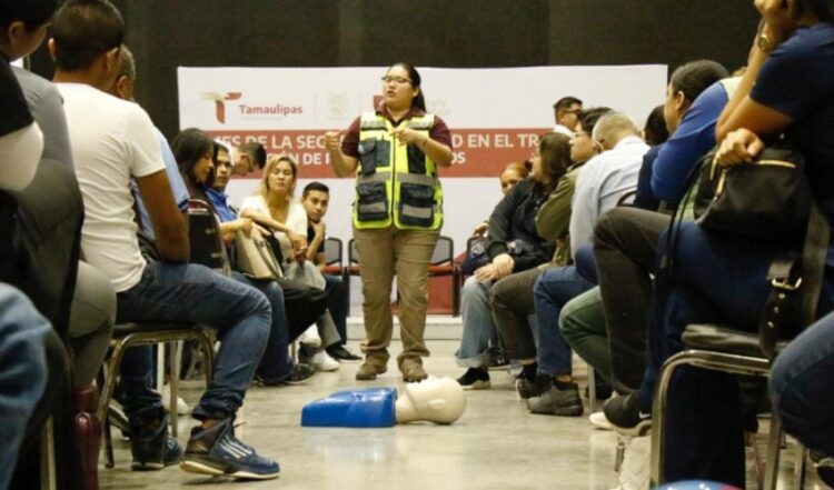 Secretaría del Trabajo capacita en ‘Primeros Auxilios’ a personal de 52 empresas de Ciudad Victoria