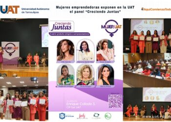Mujeres emprendedoras exponen en la UAT el panel ‘Creciendo Juntas’