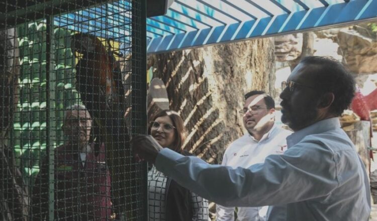 Corroboran autoridades estatales de buen funcionamiento de zoológico de Tamatán