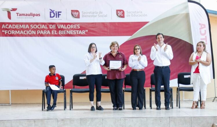 Impulsa DIF Tamaulipas la Academia Social de Valores ‘Formación para el Bienestar’
