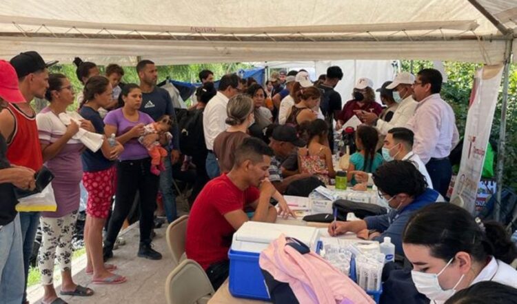 Realiza gobierno de Tamaulipas jornada de atención a migrantes en Matamoros