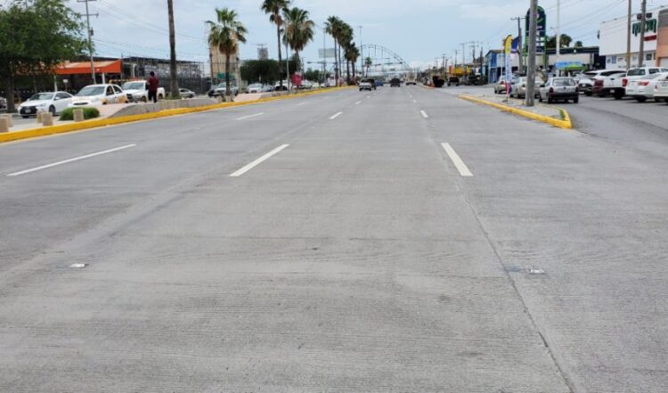 Concluye gobierno de Tamaulipas repavimentación de la Avenida Reforma de Nuevo Laredo