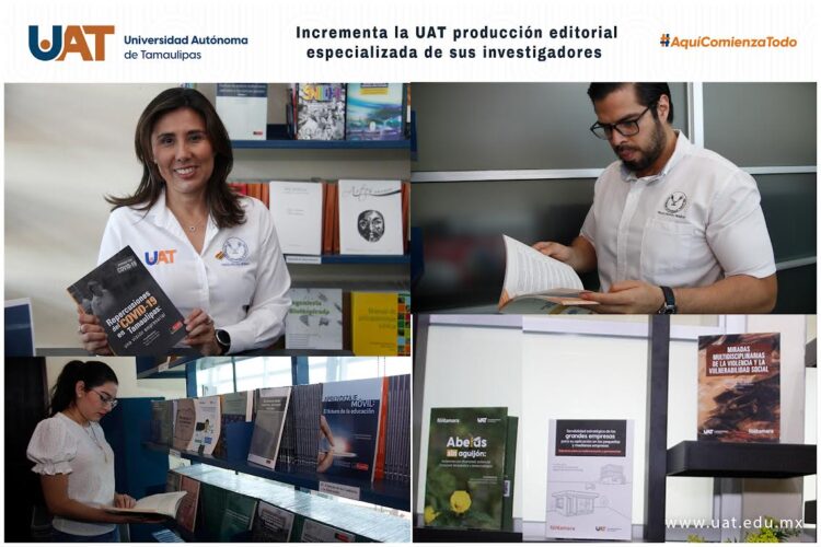 Incrementa la UAT producción editorial especializada de sus investigadores