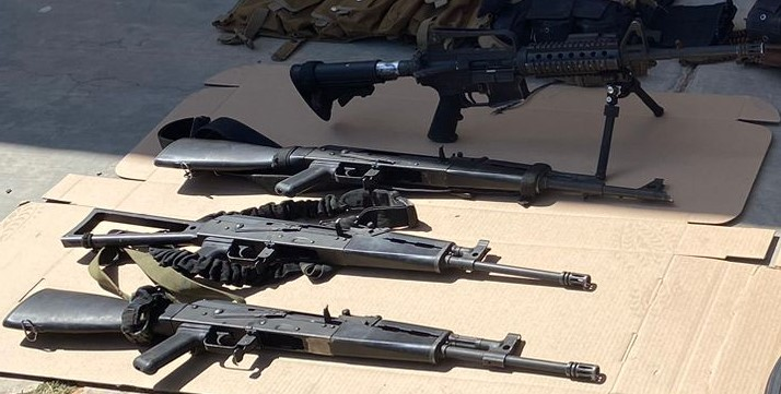 La GN detiene en Zacatecas a 6 integrantes de grupo armado en posesión de fusiles y explosivos