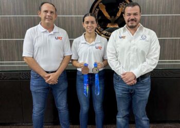 Comparte rector logros de estudiantes de la UAT en Juegos Centroamericanos y del Caribe 2023