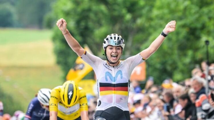 Liane Lippert se lleva la segunda etapa del Tour de Francia femenil 