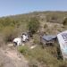 La Guardia Estatal atiende otra volcadura de tractocamión con chofer lesionado cerca de Tula