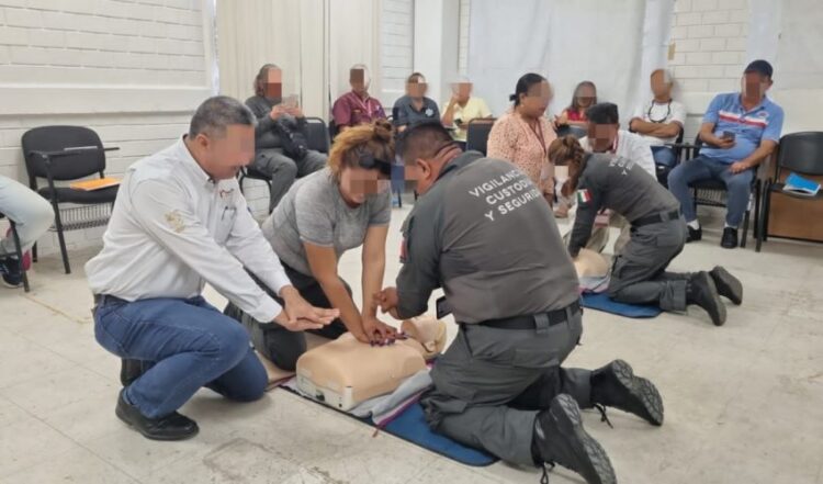 Personal de tres CEDES de Tamaulipas recibe capacitación de Protección Civil