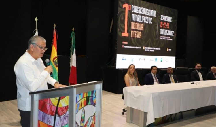 Inaugura Secretario de Salud de Tamaulipas ‘Congreso Regional de Medicina Interna’