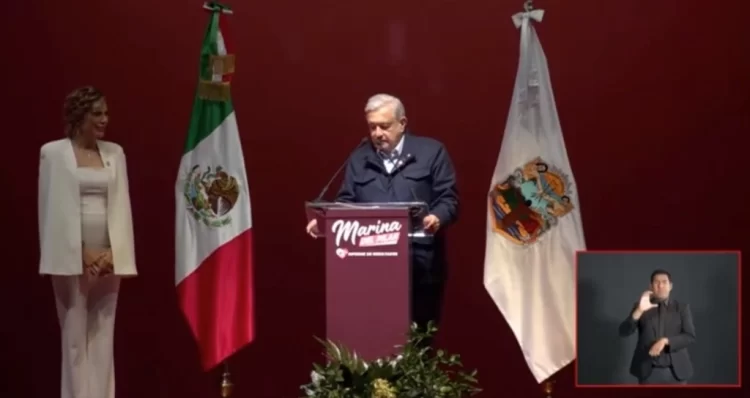 Anuncia AMLO en BC que antes de irse mandará iniciativa para reducir 50% ISR e IVA