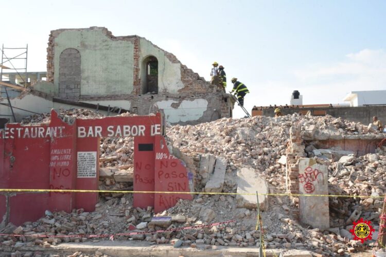 Tragedia en Tampico: desplome de losa de edificio en demolición deja 2 muertos y 4 lesionados