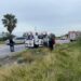 La GE auxilia a viajeros tras volcadura de tractocamión cargado de limón con ruta Veracruz-Reynosa