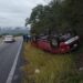 Hija y su padre salen lesionados en volcadura cuando iban de Victoria a Antiguo Morelos