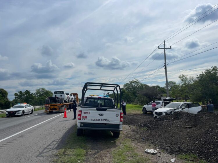 Choque deja varios lesionados en la carretera Tampico-Mante