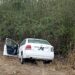 Volkswagen Vento sale de la  carretera en El Tomaseño; la conductora no presentó lesiones visibles
