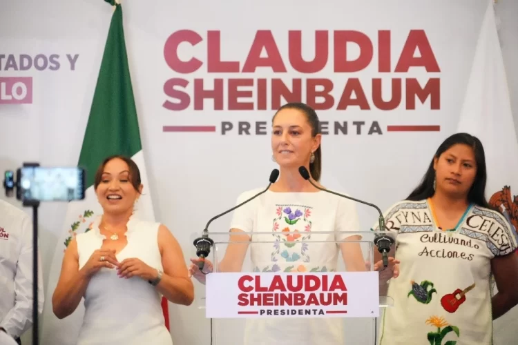 Denuncian que intentaron boicotear mitin de Sheinbaum en Uruapan con 4 incendios forestales