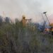 Refuerzan coordinación Estado y Federación para combatir incendio en la sierra; ya viene helicóptero