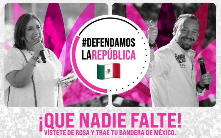 Advierte el INE a Xóchitl Gálvez que si asiste a marcha de ‘marea rosa’ tendrá que reportar gastos