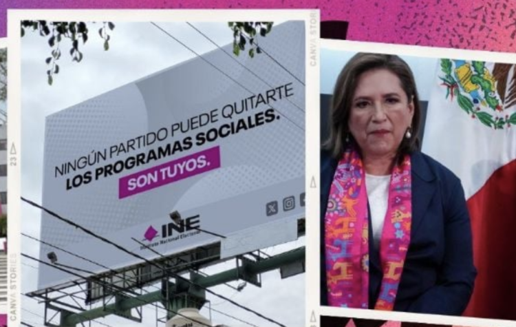 TEPJF resuelve multar a Xóchitl, PRI, PAN y PRD por hacer propaganda con logotipo del INE