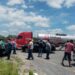 Manifestantes siguen al filo de la ley: Ahora bloquean carretera Reynosa-Monterrey