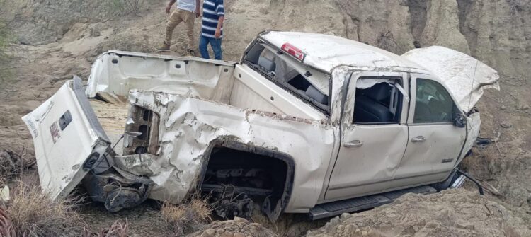 La Guardia Estatal auxilió a un conductor lesionado que cayó a barranco en carretera Victoria-Tula