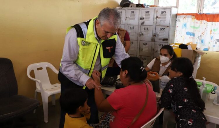 Fortalece Salud atención en zonas afectadas por lluvias provocadas por ‘Alberto’