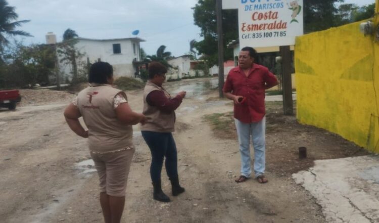 Recorre la SEBIEN municipios de Tamaulipas luego del paso de ‘Alberto’