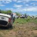 La GE auxilia a 3 mujeres lesionadas en choque entre Chevrolet Silverado y Mazda Tribute cerca de Aldama